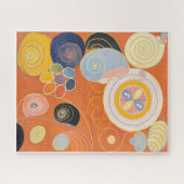 Hilma Af Klint, die zehn größten Nr. 3, Abstrakte Puzzle (Horizontal)