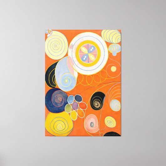Hilma af Klint - Die zehn größten, Nr.3, Jugend Leinwanddruck (Vorderseite)
