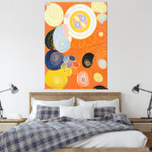 Hilma af Klint - Die zehn größten, Nr.3, Jugend Leinwanddruck (Insitu (Schlafzimmer))