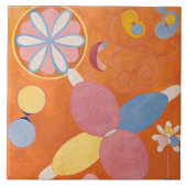 Hilma Af Klint Die zehn größten Nr. 4 Abstrakt Fliese (Vorderseite)