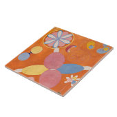 Hilma Af Klint Die zehn größten Nr. 4 Abstrakt Fliese (Seite)