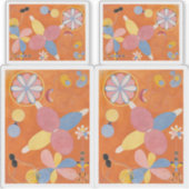 Hilma Af Klint, Die zehn größten Nr. 4, Abstrakte Aufkleber (Vorderseite)