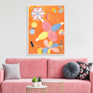 Hilma Af Klint, Die zehn größten Nr. 4, Abstrakte Leinwanddruck