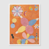 Hilma Af Klint, Die zehn größten Nr. 4, Abstrakte  Magneteinladung (Vorderseite)