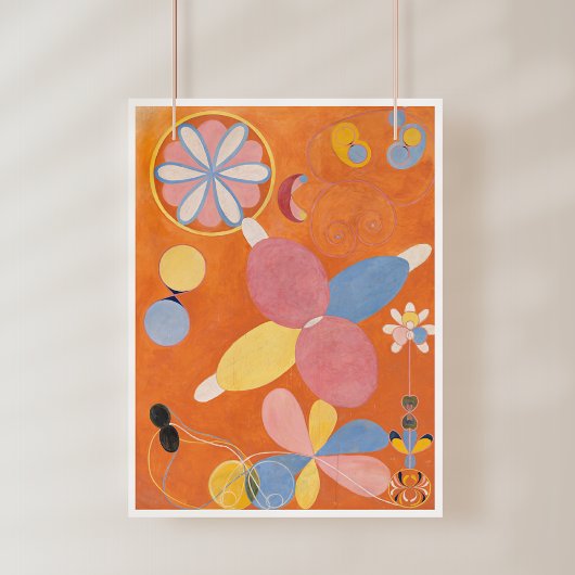 Hilma Af Klint, Die zehn größten Nr. 4, Abstrakte Poster