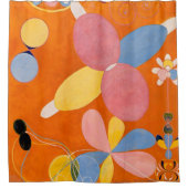 Hilma af Klint - Die zehn größten, Nr.4, Jugend Duschvorhang (Vorderseite)