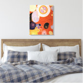 Hilma af Klint - Die zehn größten, Nr. 4 Leinwanddruck (Insitu (Schlafzimmer))