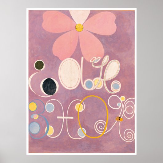 Hilma Af Klint, Die zehn größten Nr. 5, Abstrakte  Poster (Vorne)