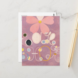 Hilma Af Klint, Die zehn größten Nr. 5, Abstrakte  Postkarte