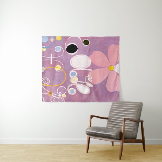 Hilma af Klint - Die zehn größten Nr. 5 Wandteppich (Beispiel (Horizontal))