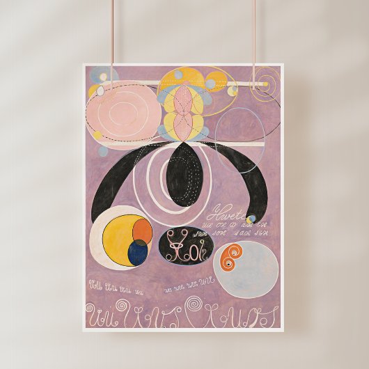 Hilma Af Klint, Die zehn größten Nr. 6, Abstrakte Fotodruck