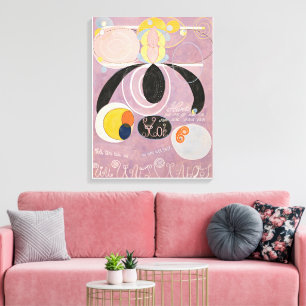 Hilma Af Klint, Die zehn Größten Nr. 6, Abstrakte  Leinwanddruck