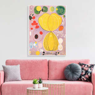 Hilma Af Klint, Die zehn Größten Nr. 7, Abstrakte  Leinwanddruck
