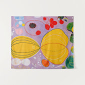 Hilma af Klint - Die zehn größten Nr. 7 Wandteppich (Vorderseite (Horizontal))