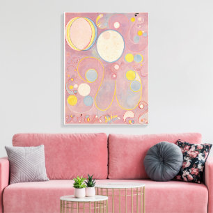 Hilma Af Klint, Die zehn Größten Nr. 8, Abstrakte Leinwanddruck
