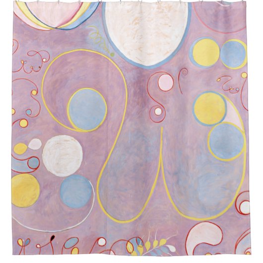 Hilma af Klint - Die zehn größten Nr. 8 Duschvorhang (Vorderseite)