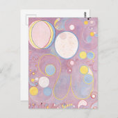 Hilma af Klint - Die zehn größten Nr. 8 Postkarte (Vorne/Hinten)
