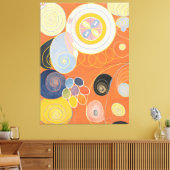 Hilma af Klint - Group IV, No. 3. The Ten Largest, Leinwanddruck (Insitu (Wohnzimmer))