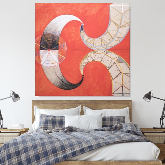 Hilma af Klint - Group IX-SUW, The Swan, No. 9  Leinwanddruck (Insitu (Schlafzimmer))
