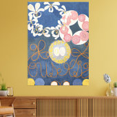 Hilma af Klint - Kindheitsgruppe Leinwanddruck (Insitu (Wohnzimmer))