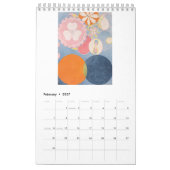Hilma af Klint, Moderne Gemälde Kalender (Feb 2027)