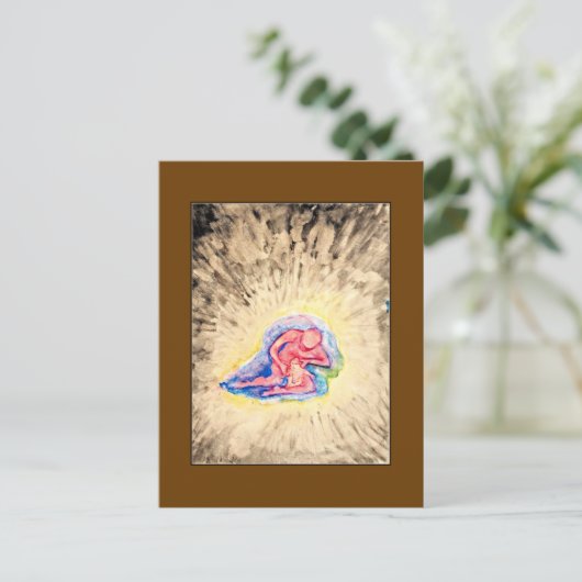 Hilma af Klint - Mutter und Kind Postkarte (Stehend Vorderseite)