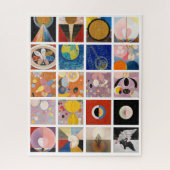 Hilma af Klint Paintings Collection Puzzle (Vertikal)