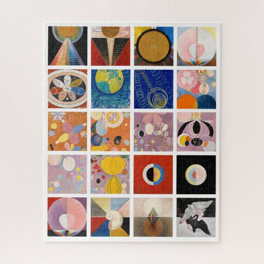 Hilma af Klint Paintings Collection Puzzle (Vertikal)