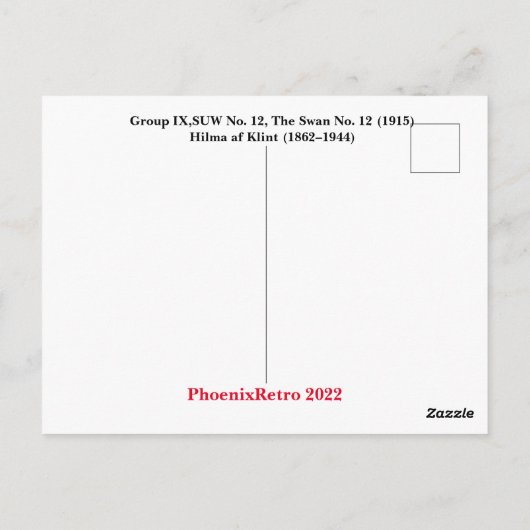 Hilma af Klint Postcard Postkarte (Rückseite)