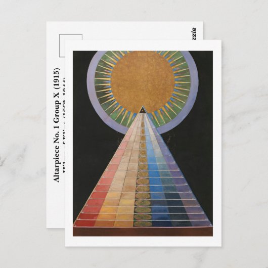 Hilma af Klint Postkarte (Vorne/Hinten)