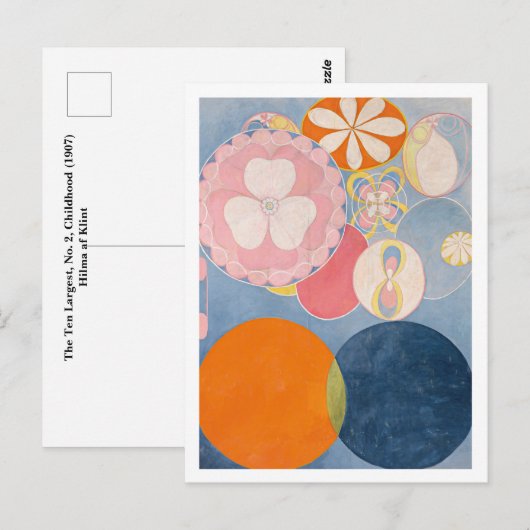 Hilma af Klint Postkarte (Vorne/Hinten)