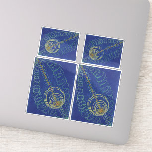 Hilma Af Klint, Primordial Chaos No16 Abstrakt Art Aufkleber