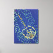 Hilma af Klint - Primordial Chaos, No. 16, The WU Leinwanddruck (Vorderseite)