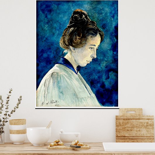 Hilma af Klint - Selbstportrait, 1920 Poster (Küche)