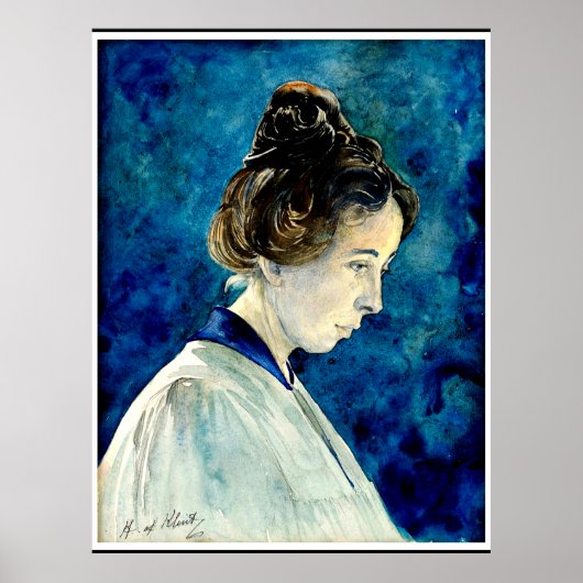 Hilma af Klint - Selbstportrait, 1920 Poster (Vorne)