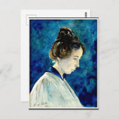 Hilma af Klint - Selbstportrait, 1920 Postkarte (Vorne/Hinten)