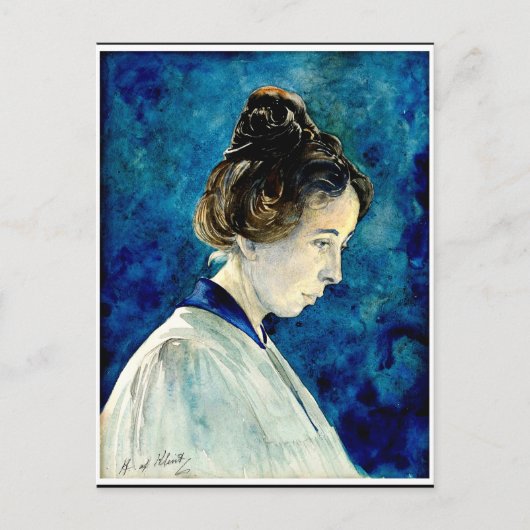 Hilma af Klint - Selbstportrait, 1920 Postkarte (Vorderseite)