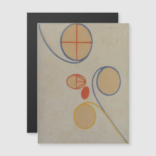 Hilma Af Klint, Seven Point Star No2, Abstrakt Art Magneteinladung