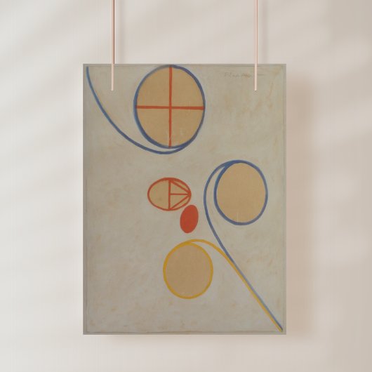 Hilma Af Klint, Seven Point Star No2, Abstrakt Art Poster