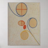 Hilma Af Klint, Seven Point Star No2, Abstrakt Art Poster (Vorne)
