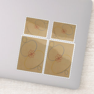 Hilma Af Klint, Seven Point Star No5, Abstrakt Art Aufkleber