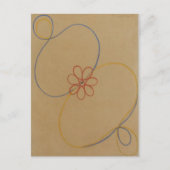 Hilma Af Klint, Seven Point Star No5, Abstrakt Art Postkarte (Vorderseite)