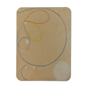 Hilma Af Klint, Seven Point Star No7, Abstrakt Art Magnet