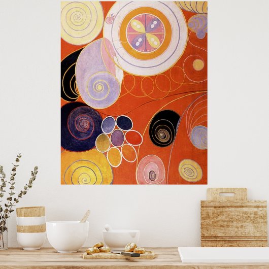 Hilma af Klint - Sie Tens Mainstay IV, Poster (Küche)