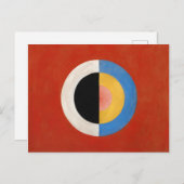 Hilma Af Klint Svanen Postkarte (Vorne/Hinten)