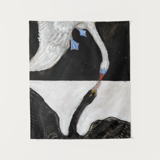 Hilma Af Klint Swan No. 1 Wandteppich (Vorderseite)