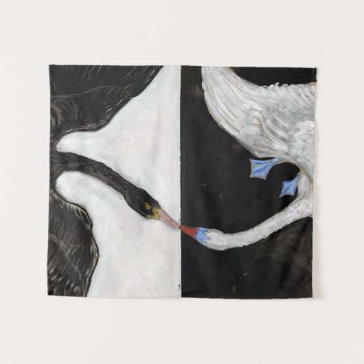 Hilma Af Klint Swan No. 1 Wandteppich (Vorderseite (Horizontal))
