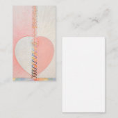 Hilma af Klint The Dove Visitenkarte (Vorne/Hinten)