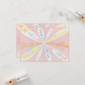 Hilma af Klint - The Eros Series, nr. 5 Karte (Vorderseite/Rückseite Beispiel)