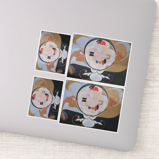 Hilma Af Klint, The Evolution No.13, Abstrakt Art Aufkleber (Detail)